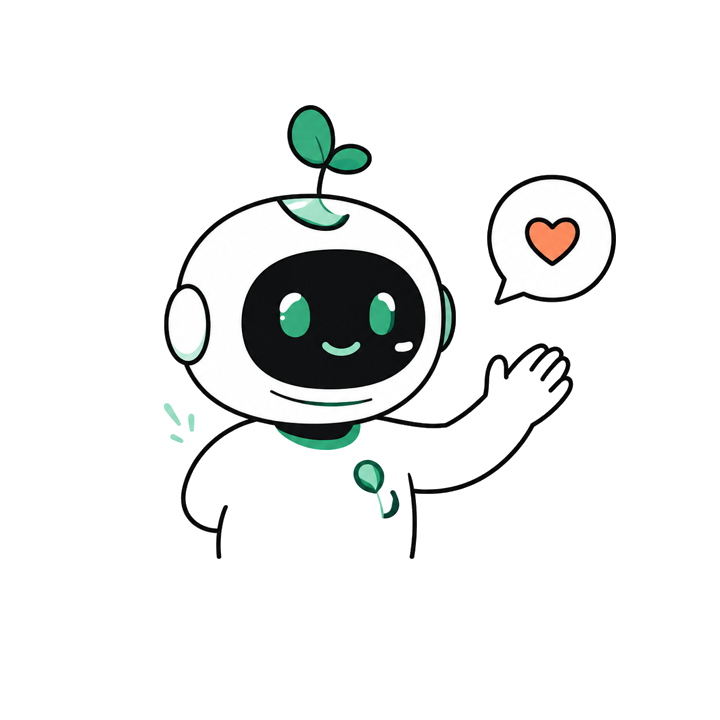 zuzu the MeNote robot waving hello